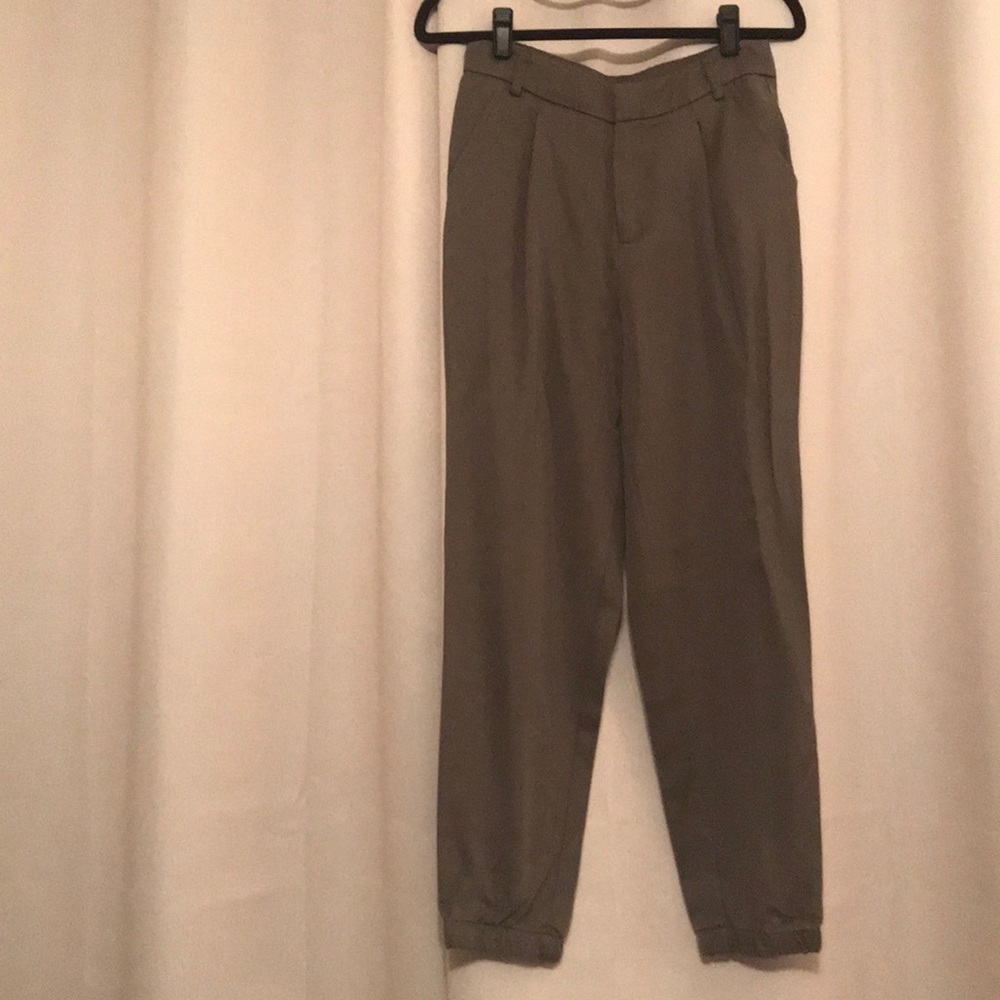 High waisted trousers